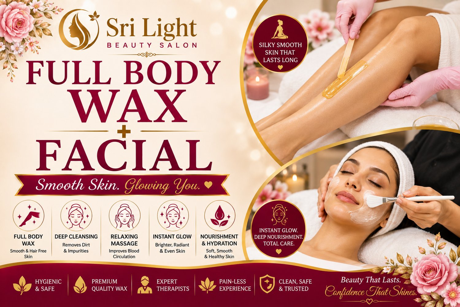 Full Body Wax + Facial Services