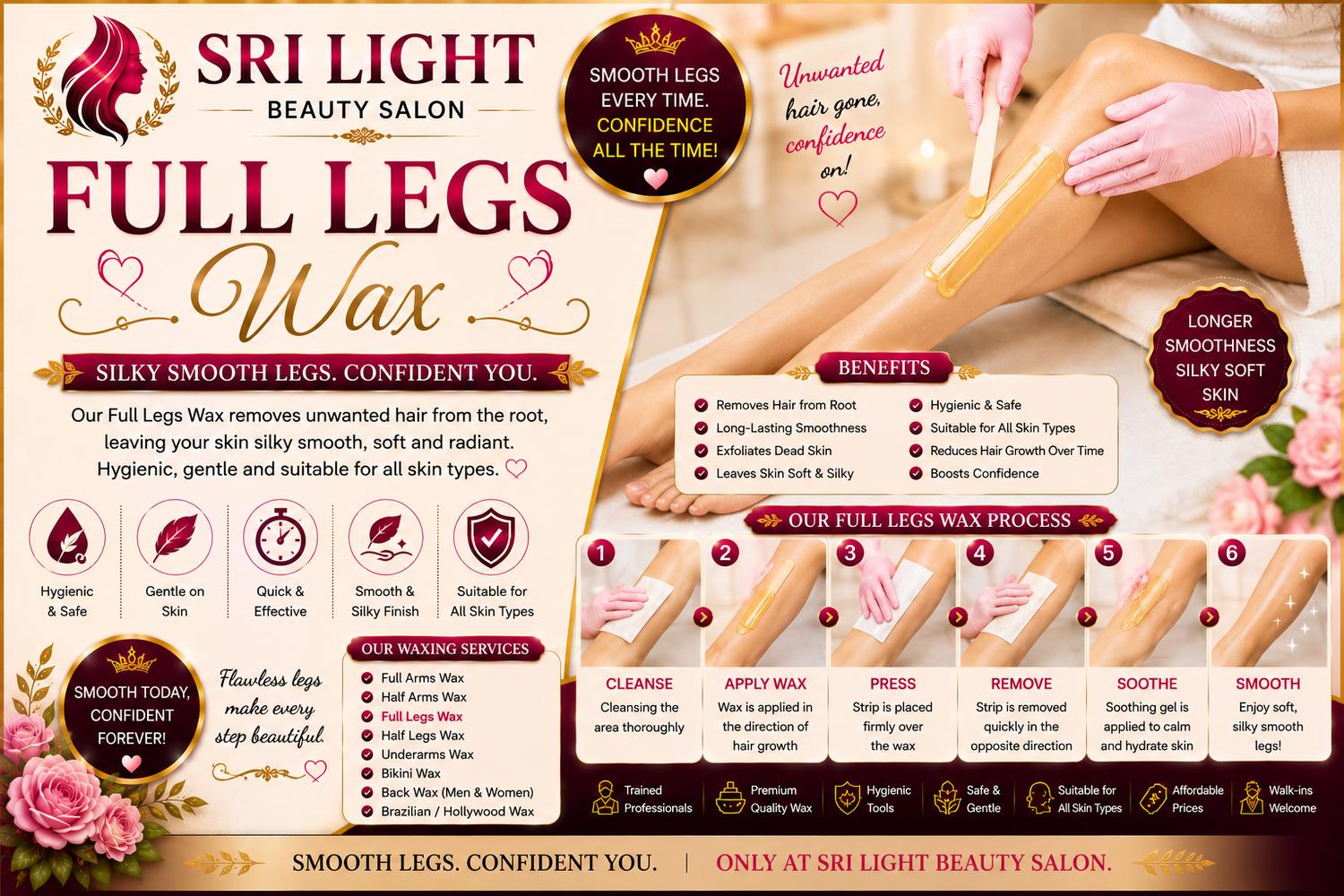 Full Legs Wax Services