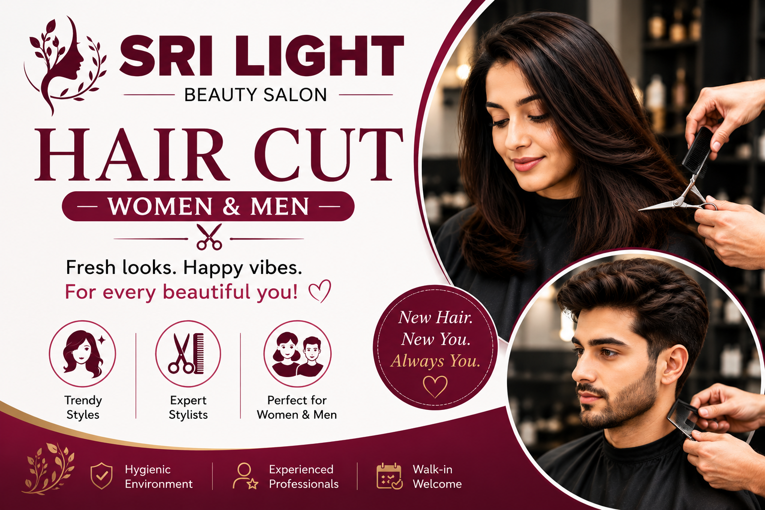 Hair Cut (Women & men) Services