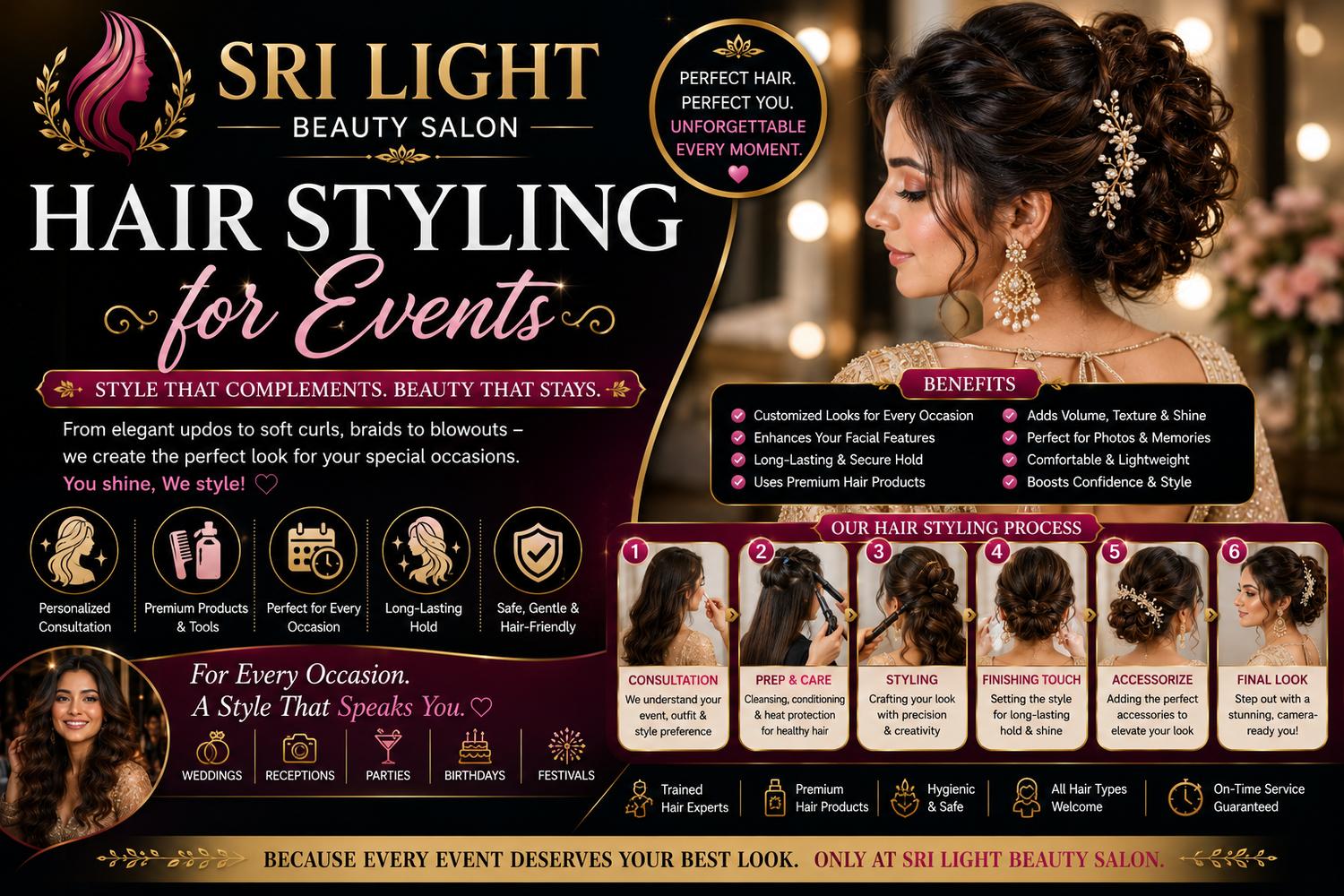 Hair Styling for Events