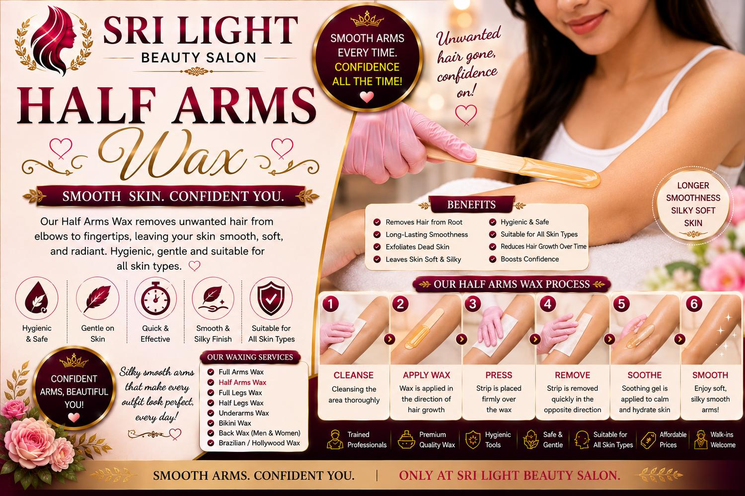 Half Arms Wax Services